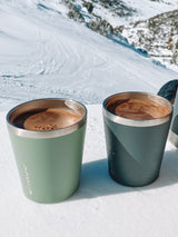 8oz Insulated Coffee Cup - BPA and Toxic Free - Eucalypt Green INSULATED KEEP CUP PROJECT PARGO 