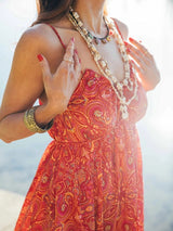 Iris Sun Dress - Red MAXI DRESSES ISLE OF WILD 