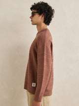 Jackson Stripe Knit - Vintage Clay JUMPER RHYTHM 