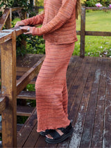 Signature Stripe Pants - Tangerine PANTS ORBIT THE LABEL 