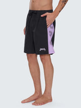 Peace Power Short - Black BOARDIES THRILLS 