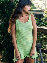 Tula Dress - Lime MINI DRESSES ORBIT THE LABEL 