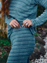 Signature Stripe Pants - Teal PANTS ORBIT THE LABEL 