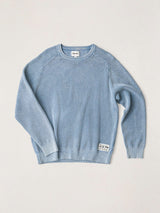 Polu Crew Knit - Washed Blue JUMPER RHYTHM 