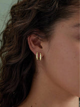 Starburst Gold Hoops EARRINGS TONIMAY 
