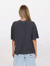 Hemp Square Tee - Ebony T-SHIRT THRILLS 