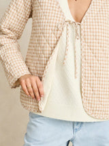 London Reversible Quilted Jacket - Vintage White JACKETS RHYTHM 