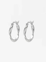 Willow Hoops - Silver EARRINGS MIDSUMMER STAR 