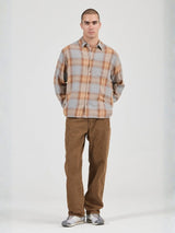 Campus Check Long Sleeve Shirt - Dove Grey LONG SLEEVE ROLLAS JEANS 