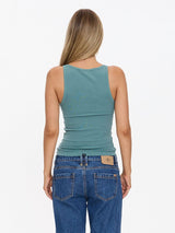 Minimal Thrills Scoop Tank - Green Coast TOP THRILLS 