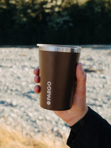 12oz Insulated Coffee Cup - BPA and Toxic Free - Chocolate Brown INSULATED KEEP CUP PROJECT PARGO 