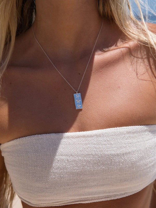 Sirena Necklace in Sterling Silver NECKLACES MALAKAI THE LABEL 