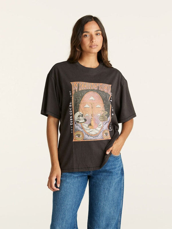 Balanced Slouch Tee - Worn Black T-SHIRT WRANGLER 