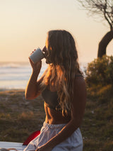 8oz Insulated Coffee Cup - BPA and Toxic Free - Bone White INSULATED KEEP CUP PROJECT PARGO 