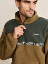 Alder Half Zip Pullover - Forest JUMPER RHYTHM 