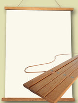Hanging Frame - Wooden Magnetic HANGING FRAME THE QUEST MAPS 