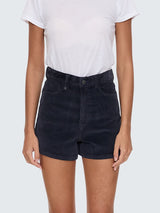 Erica High Rise Cord Short - Total Eclipse SHORTS THRILLS 