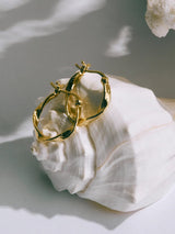 Willow Hoops Gold EARRINGS MIDSUMMER STAR 