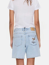Billie Low Rise Baggy Embro Short - Serenity Blue SHORTS THRILLS 