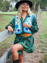 Zinnia Vest - White VEST ISLE OF WILD 