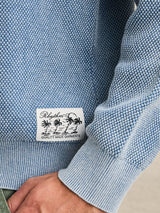 Polu Crew Knit - Washed Blue JUMPER RHYTHM 