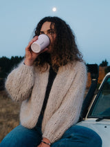 12oz Insulated Coffee Cup - BPA and Toxic Free - Marshmallow Pink INSULATED KEEP CUP PROJECT PARGO 