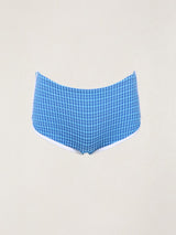 Lola Check Boyleg Pant - Blue PANTS RHYTHM 