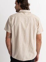 Classic Linen SS Shirt - Sand BUTTON UP RHYTHM 