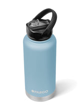 950mL Insulated Drink Bottle w/ Straw Lid - BPA and Toxic Free - Bay Blue INSULATED DRINK BOTTLE PROJECT PARGO 