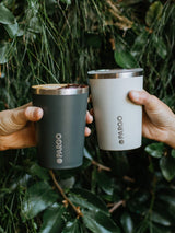 12oz Insulated Coffee Cup - BPA and Toxic Free - Bone White INSULATED KEEP CUP PROJECT PARGO 