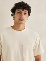 Vintage Terry Ss T-Shirt - Natural T-SHIRT RHYTHM 
