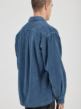 Campus Chunky Cord Long Sleeve Shirt - Washed Blue LONG SLEEVE ROLLAS JEANS 