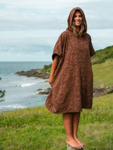 Hooded Changing Towel Cacao HOODED TOWEL SUNWARD BOUND 