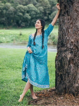 Blossom Dress - Teal MAXI DRESSES ISLE OF WILD 