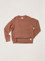 Jackson Stripe Knit - Vintage Clay JUMPER RHYTHM 