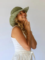 Polly Short Brim Hat // Aloe BRIM HAT HOBO AND HATCH 