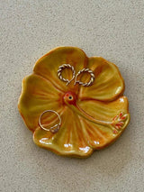 Hibiscus Ceramic Incense Holder INCENSE HOLDER IN TIME INCENSE 