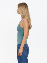 Minimal Thrills Scoop Tank - Green Coast TOP THRILLS 