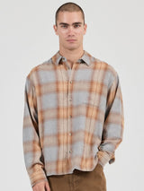 Campus Check Long Sleeve Shirt - Dove Grey LONG SLEEVE ROLLAS JEANS 