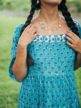 Blossom Dress - Teal MAXI DRESSES ISLE OF WILD 