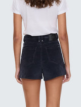 Erica High Rise Cord Short - Total Eclipse SHORTS THRILLS 