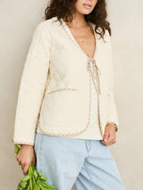 London Reversible Quilted Jacket - Vintage White JACKETS RHYTHM 
