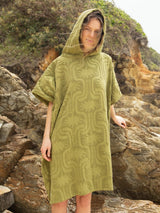 Hooded Changing Towel Olive HOODED TOWEL SUNWARD BOUND 