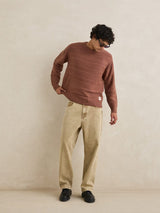 Jackson Stripe Knit - Vintage Clay JUMPER RHYTHM 