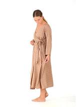 Santo Organic Sugarcane Wrap Dress - Coconut DRESSES Zaya & Kai 