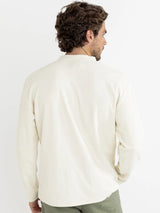 Vintage Terry Ls Henley - Natural LONG SLEEVE RHYTHM 