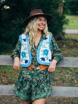 Zinnia Vest - White VEST ISLE OF WILD 