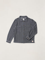 Jacquard Check LS Shirt - Charcoal JACKETS RHYTHM 