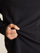 Classic Waffle Knit - Vintage Black JUMPER RHYTHM 