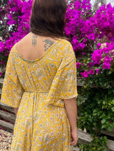 Sunflower Dress - Sun MIDI DRESS ISLE OF WILD 